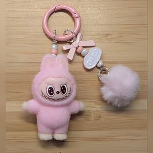 Labubu Keychain With Pom-pom